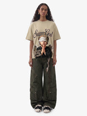 Blindfolded Angel Washed T-Shirt 