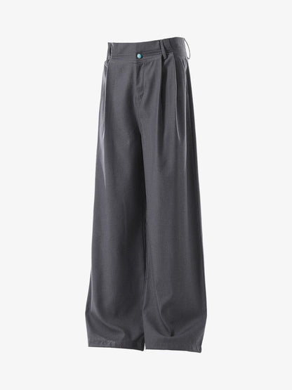 Turquoise Design Flared Scimitar Pants 