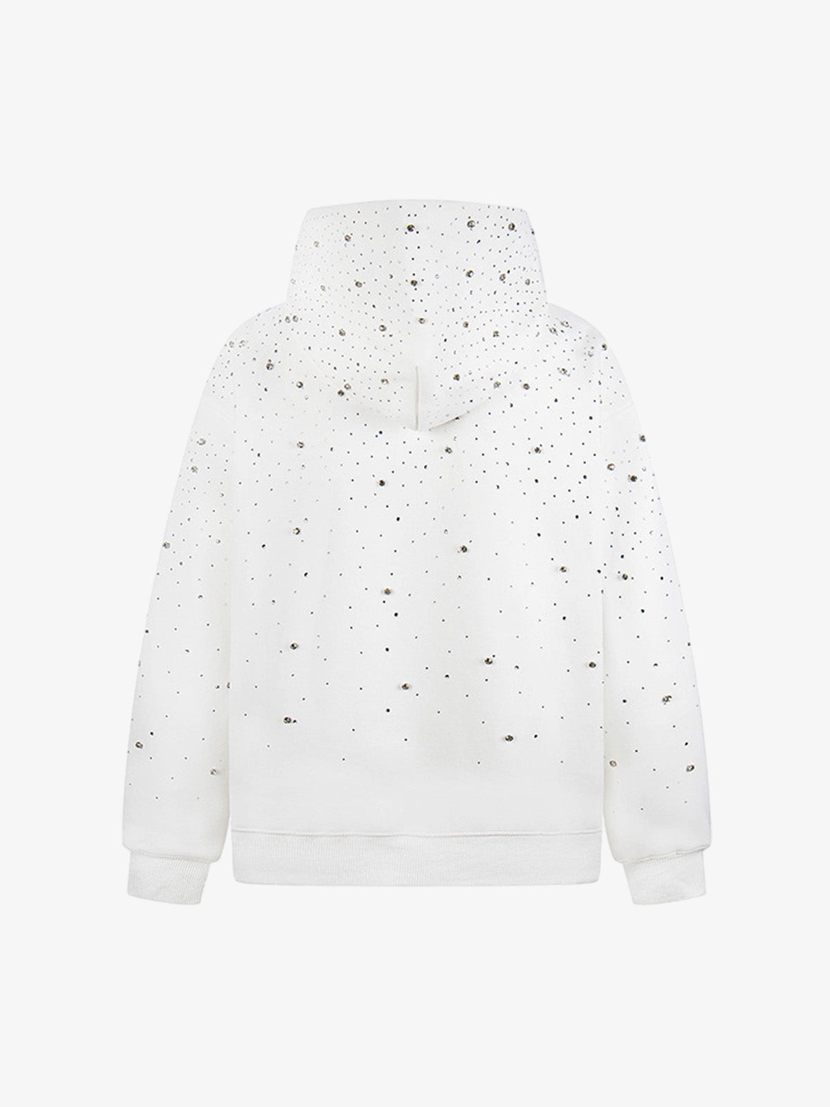 Rhinestone Zip Hoodie