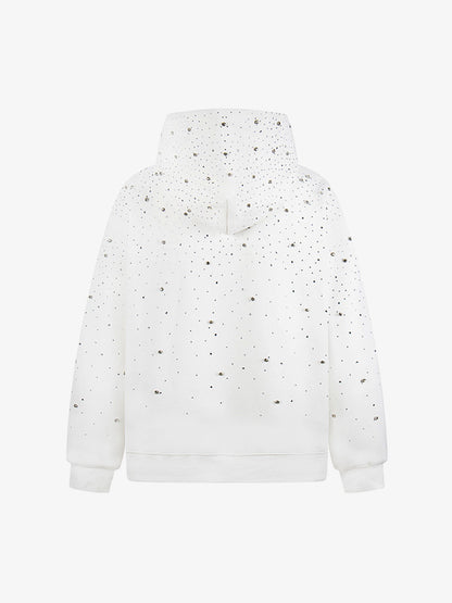Rhinestone Zip Hoodie