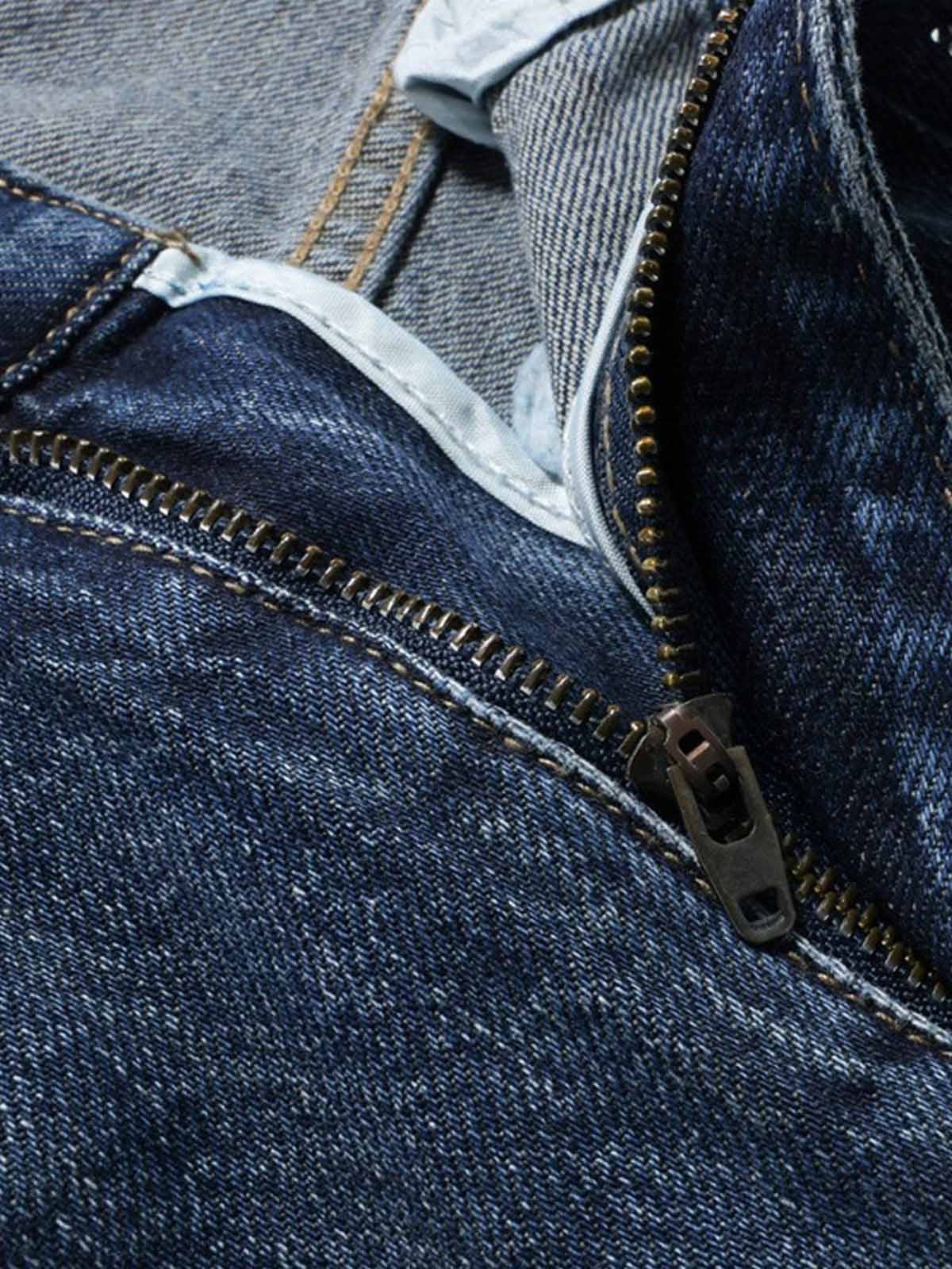 All-Over Rhinestone Embellished Jeans