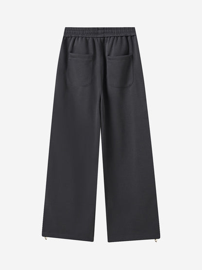 Side Stripe Track Aesthetic Wide Leg Sweatpants