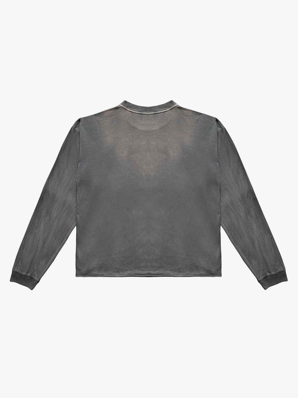 Langärmliges T-Shirt mit Used-Anker-Grafik