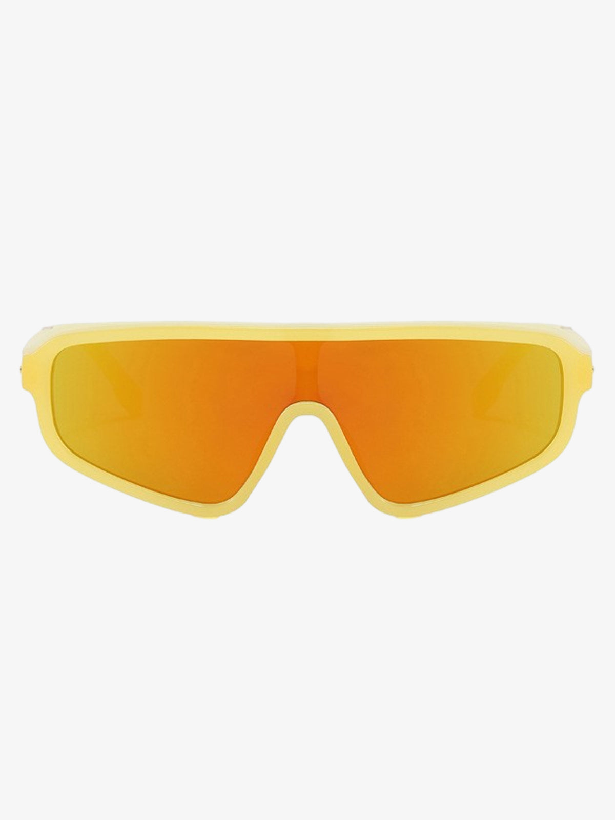 Futuristic Studded One-Piece Sunglasses