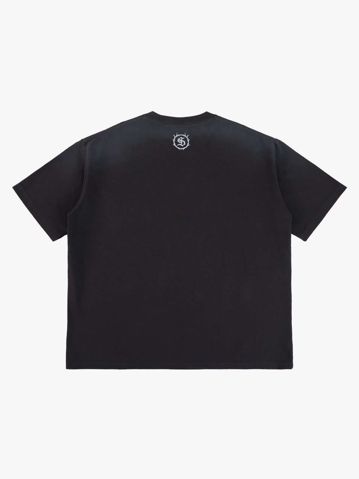 Supermade Distressed Rebellious Gun and Cross Print T-Shirt 