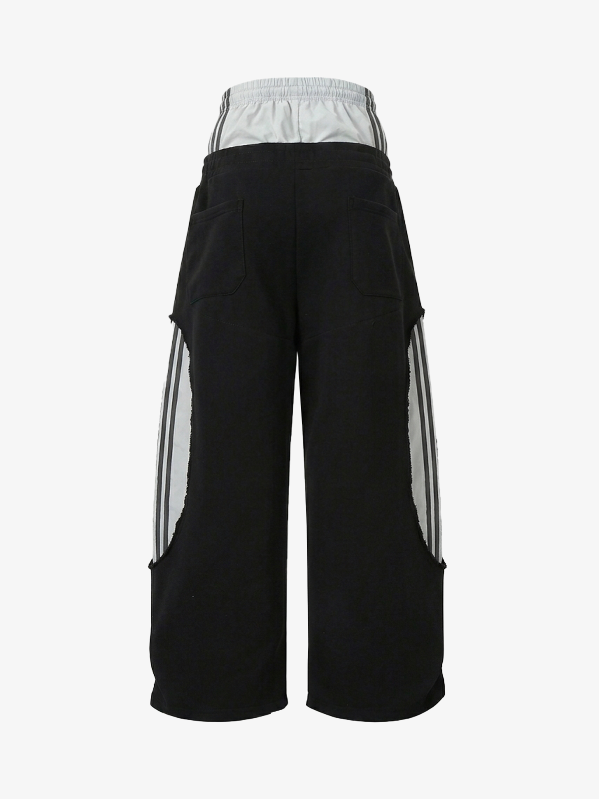Unisex Double Waistband Baggy Sweatpants