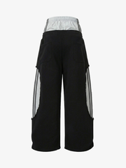 Unisex Double Waistband Baggy Sweatpants
