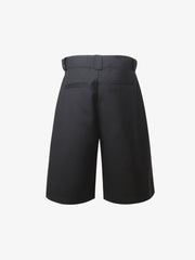 Pleated Design Pendant Decoration Baggy Shorts - 2482 