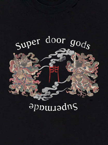 Embroidered Guardian Crop Tee