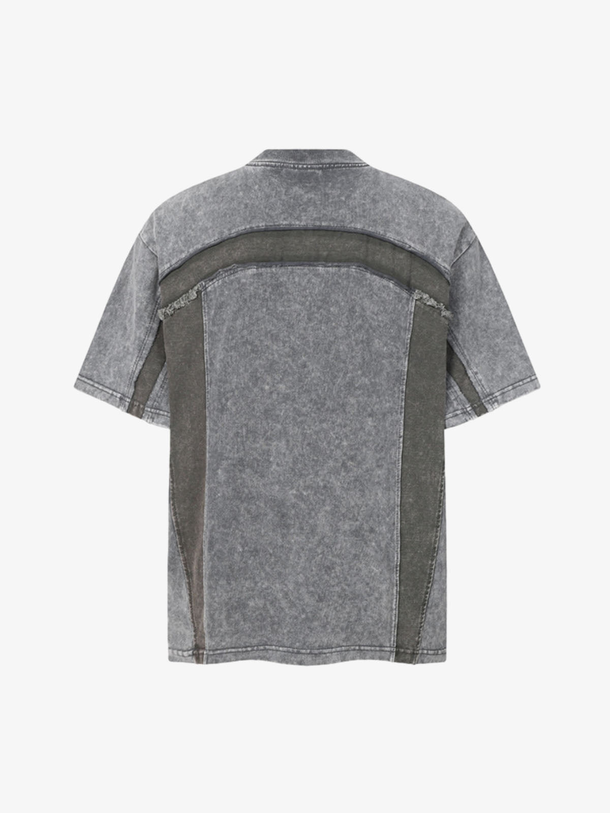 Panel Stitch Cotton T-Shirt 