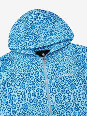 Leopard Print Zip-Up Hoodie