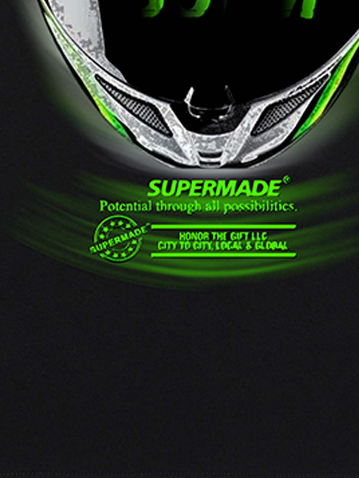 Motorcycle Helmet Graphic T-Shirt 