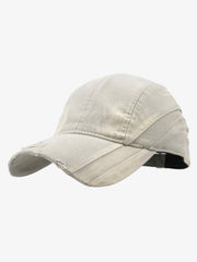 Washed Distressed Panel Baseball Cap 