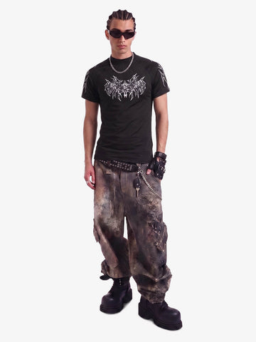 Abstract Flame Long Sleeve Tee