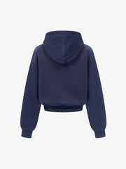 Cherry Graphic Cropped Hoodie