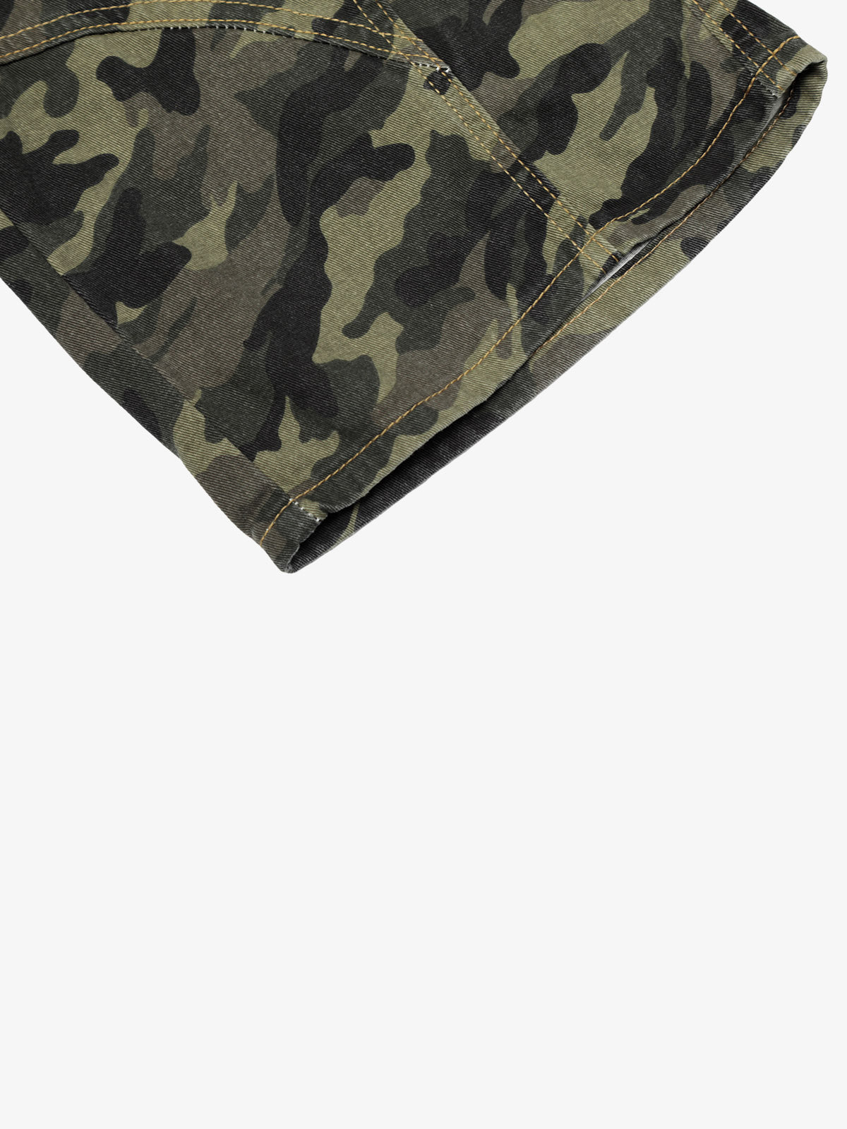 Camo Charm Detail Baggy Jorts