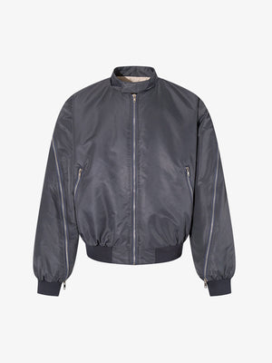 Minimalist Zip Bomber Jacket 