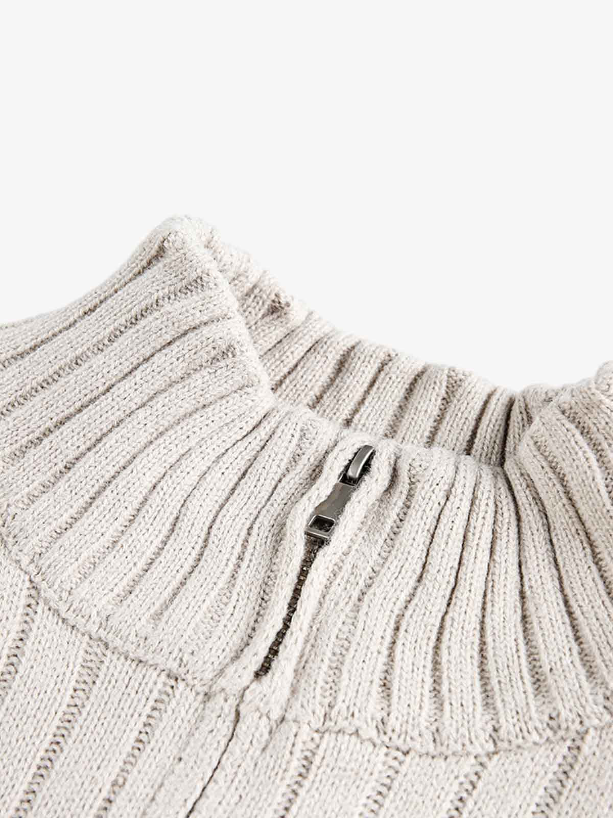 Stylish Graphic Zip-Up Sweater for Casual Wear 