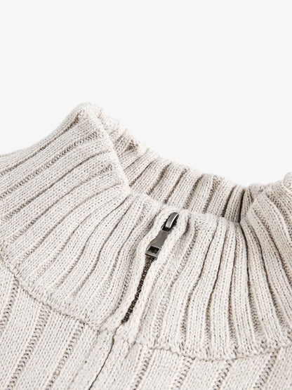 Stylish Graphic Zip-Up Sweater for Casual Wear 