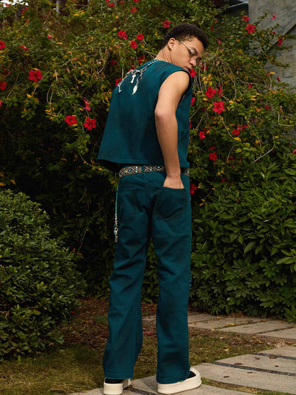 Camouflage Print Hooded Jumpsuit 