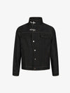 Deconstructed Exposed-Stitch Airplane-Button Jacket