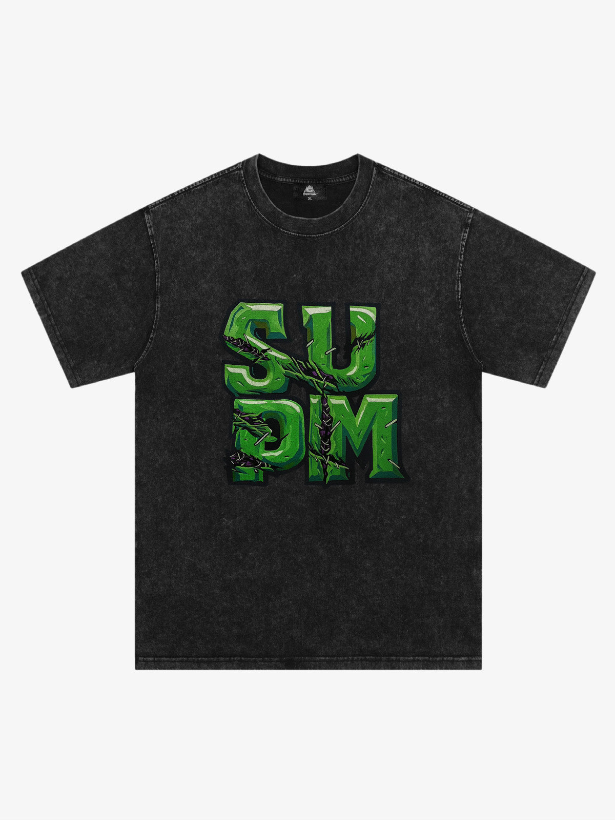 Supermade Street Green Thorn Font T-Shirt 