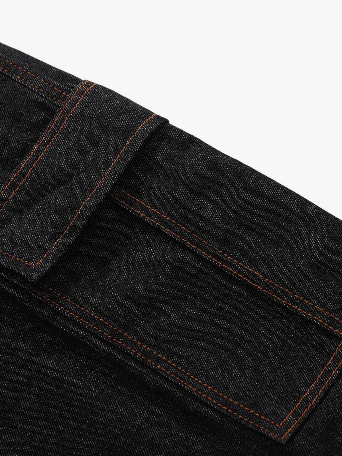 Vintage Contrast Stitch Cargo Shorts