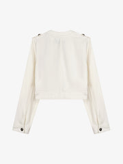 Napoleon Cropped Denim Jacket