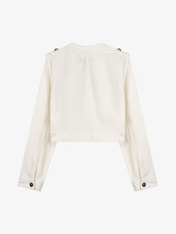 Napoleon Cropped Denim Jacket