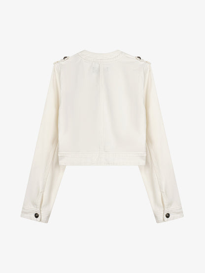 Napoleon Cropped Denim Jacket