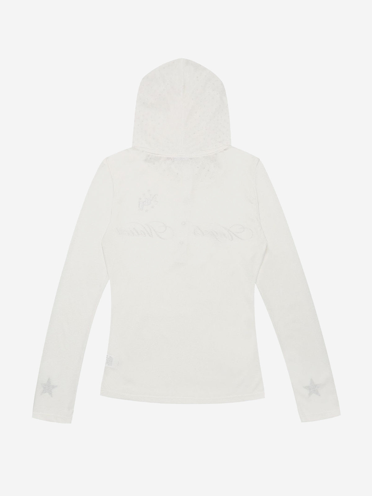Star Graphic Hooded Long Sleeve Tee