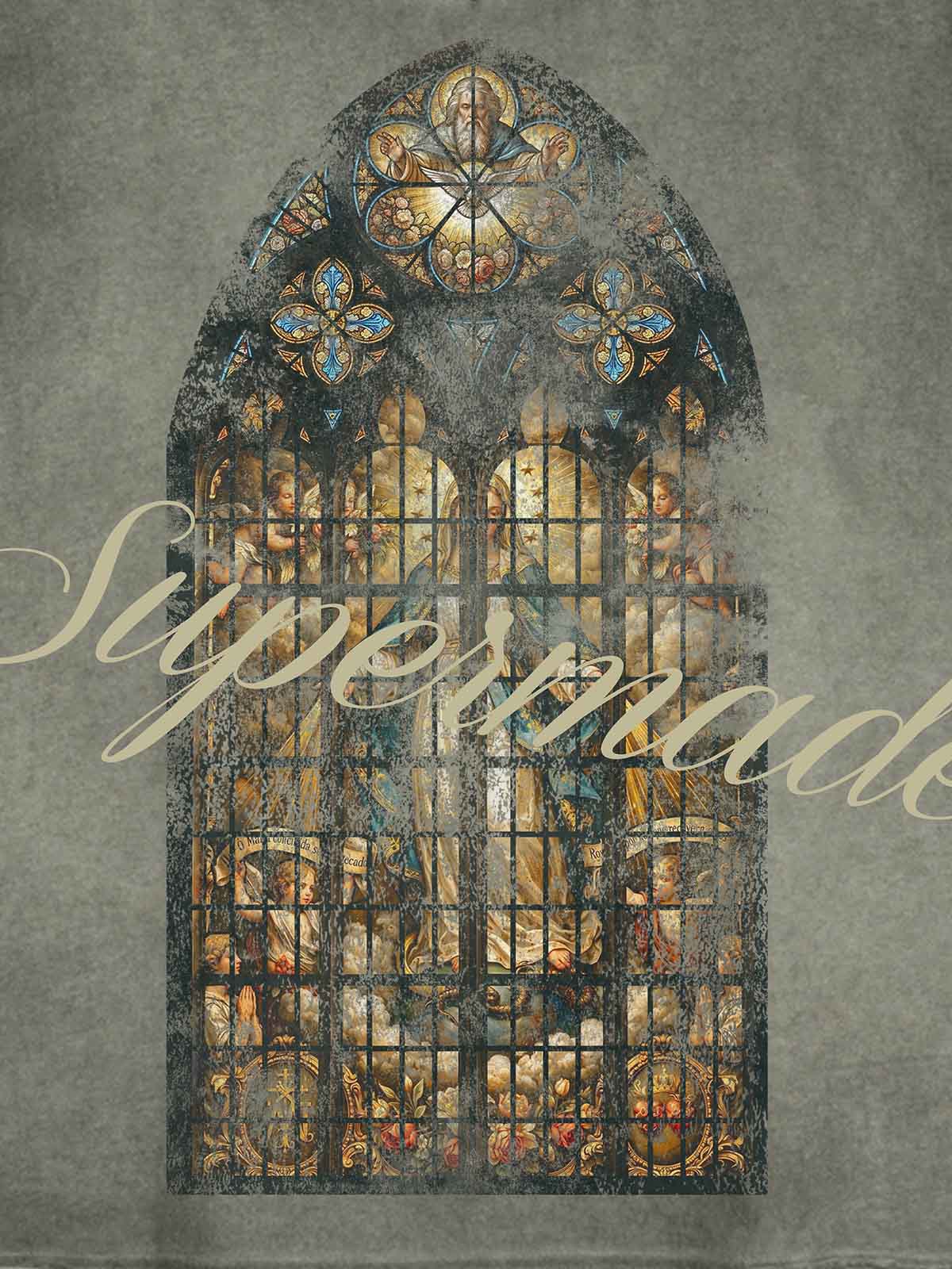 Vintage Cathedral Window Sleeveless T-Shirt 