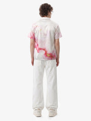 Horse Print Camp Collar Boxy Shirt 