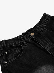 Pantaloncini di jeans cargo con molteplici tasche