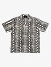 Vintage Snakeskin Cuban Collar Shirt