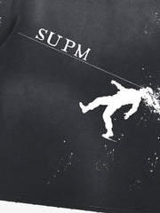 Splatter Graphic Vintage Washed Tee