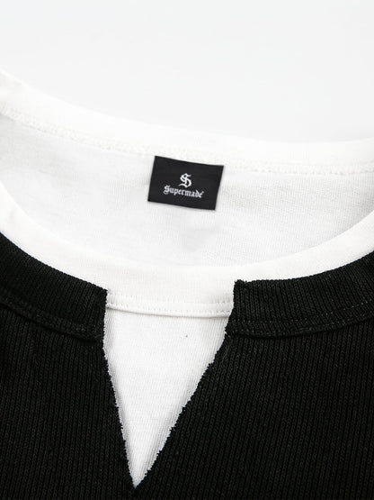 Cotton Blend Long Sleeve Star Print Crewneck Sweater for Women 