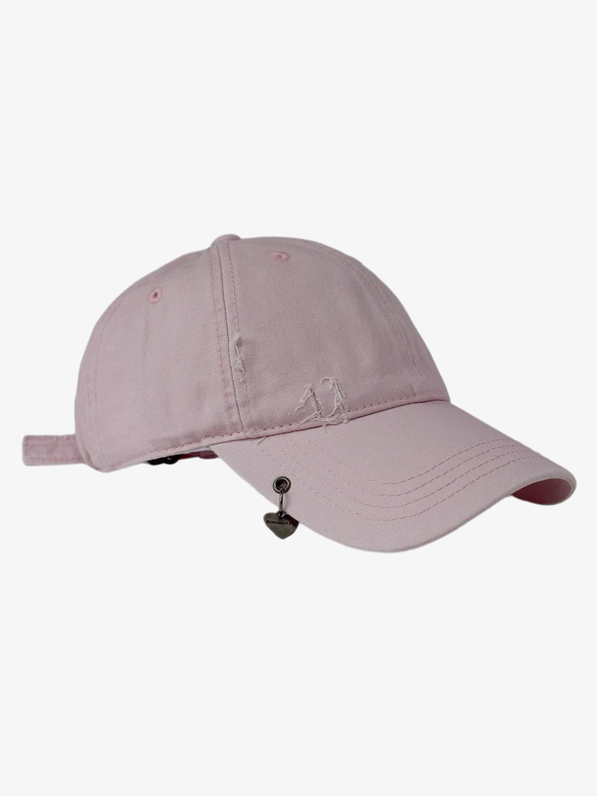 Distressed Charm Detail Cap
