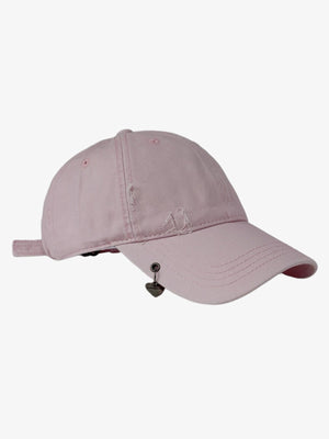 Distressed Charm Detail Cap