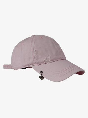 Distressed Charm Detail Cap