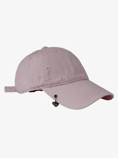 Distressed Charm Detail Cap