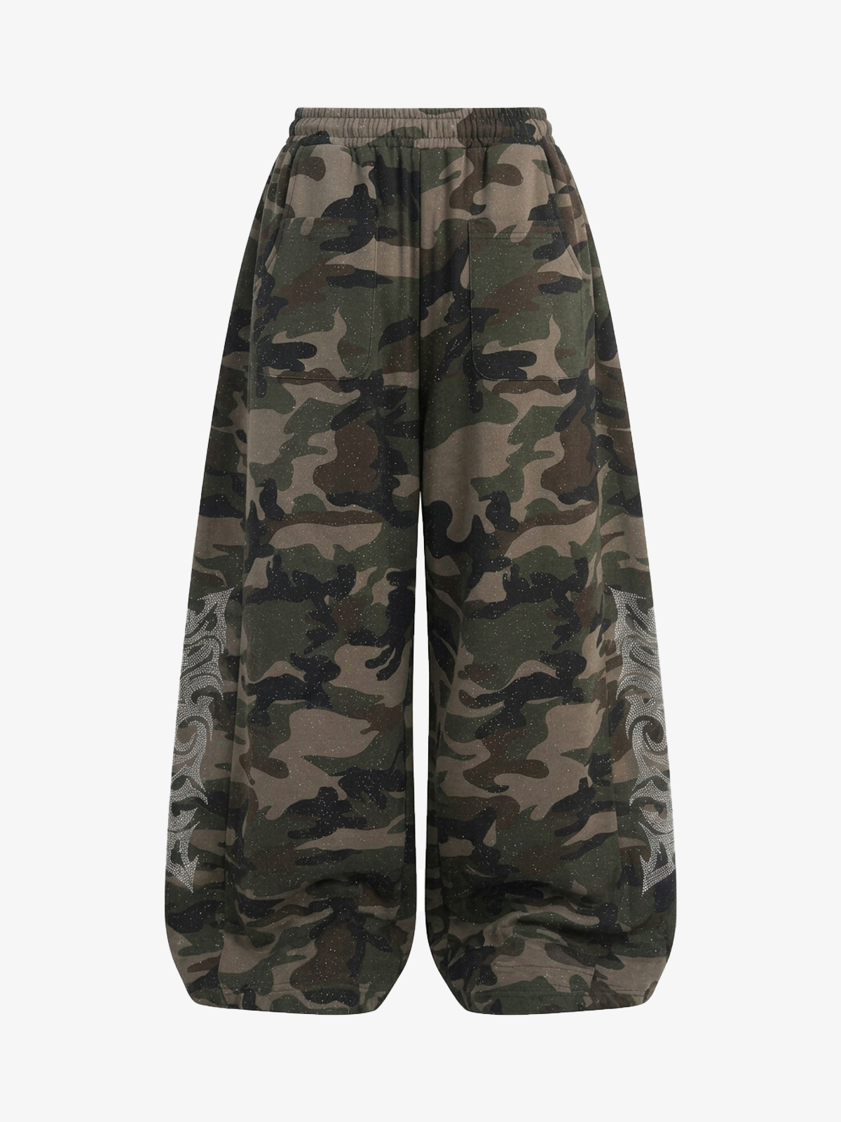 Relaxed Leopard Camouflage Pants
