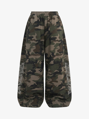 Relaxed Leopard Camouflage Pants