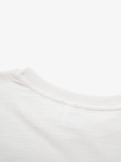 Cotton Graphic Print Oversized T-Shirt with Abstract Art and Star Pattern 