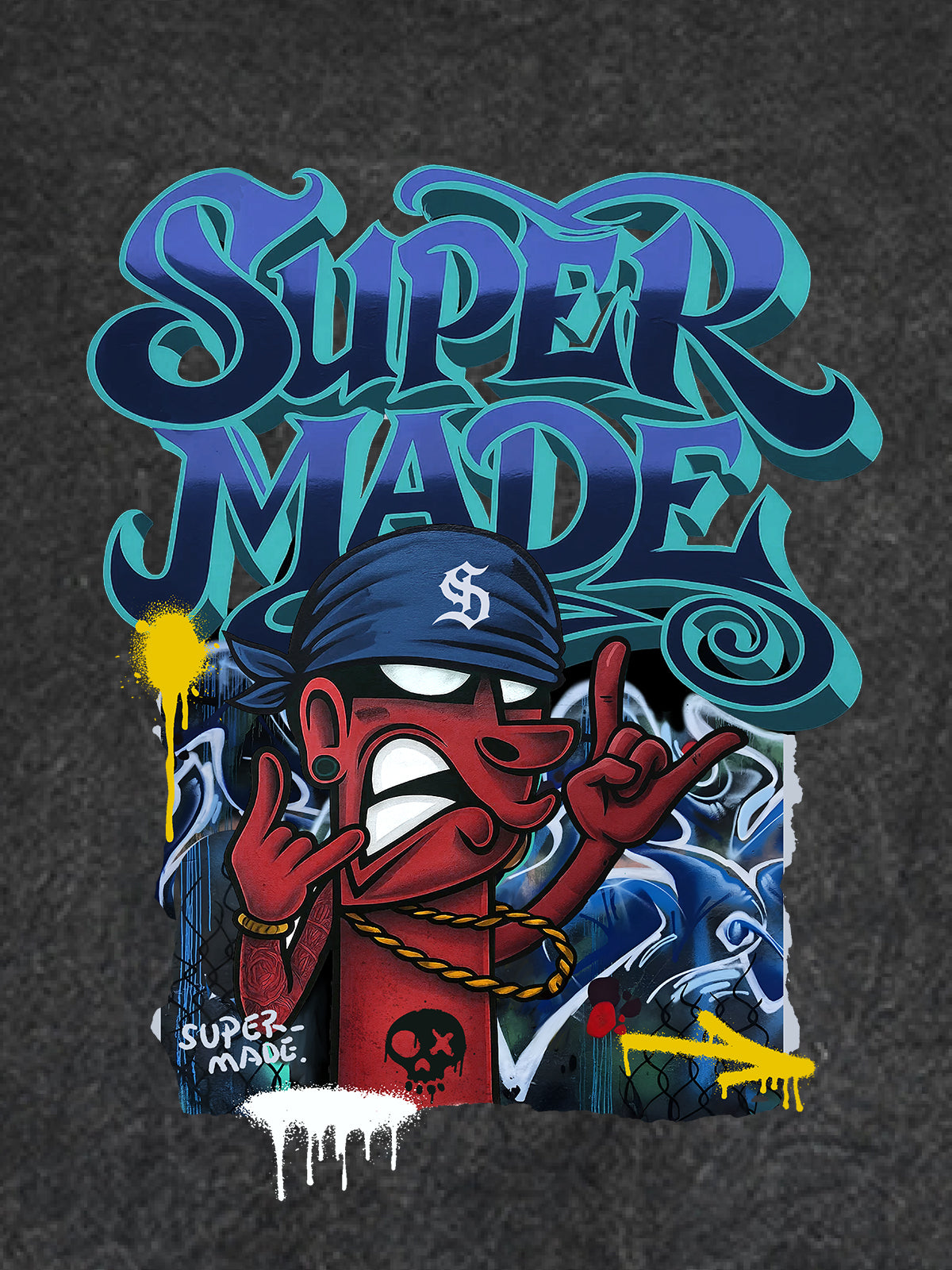 Stylish Graphic Hoodie with Bold Artwork for Casual Wear 