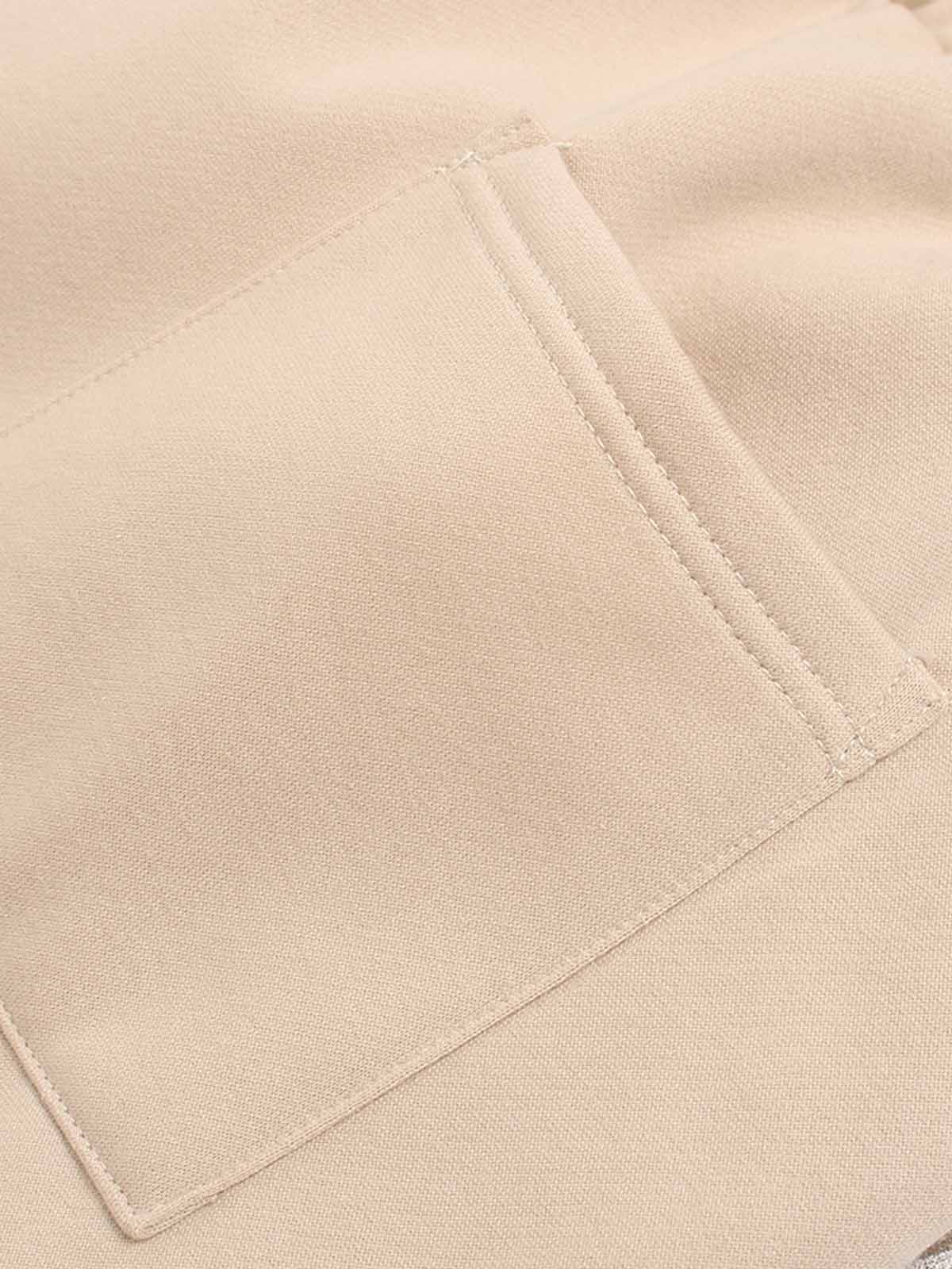 Retro Contrast Letter Print Fleece Wide-Leg Sweatpants 