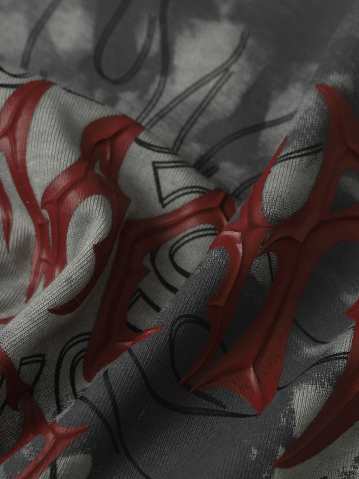Distressed Batik Graphic T-Shirt 