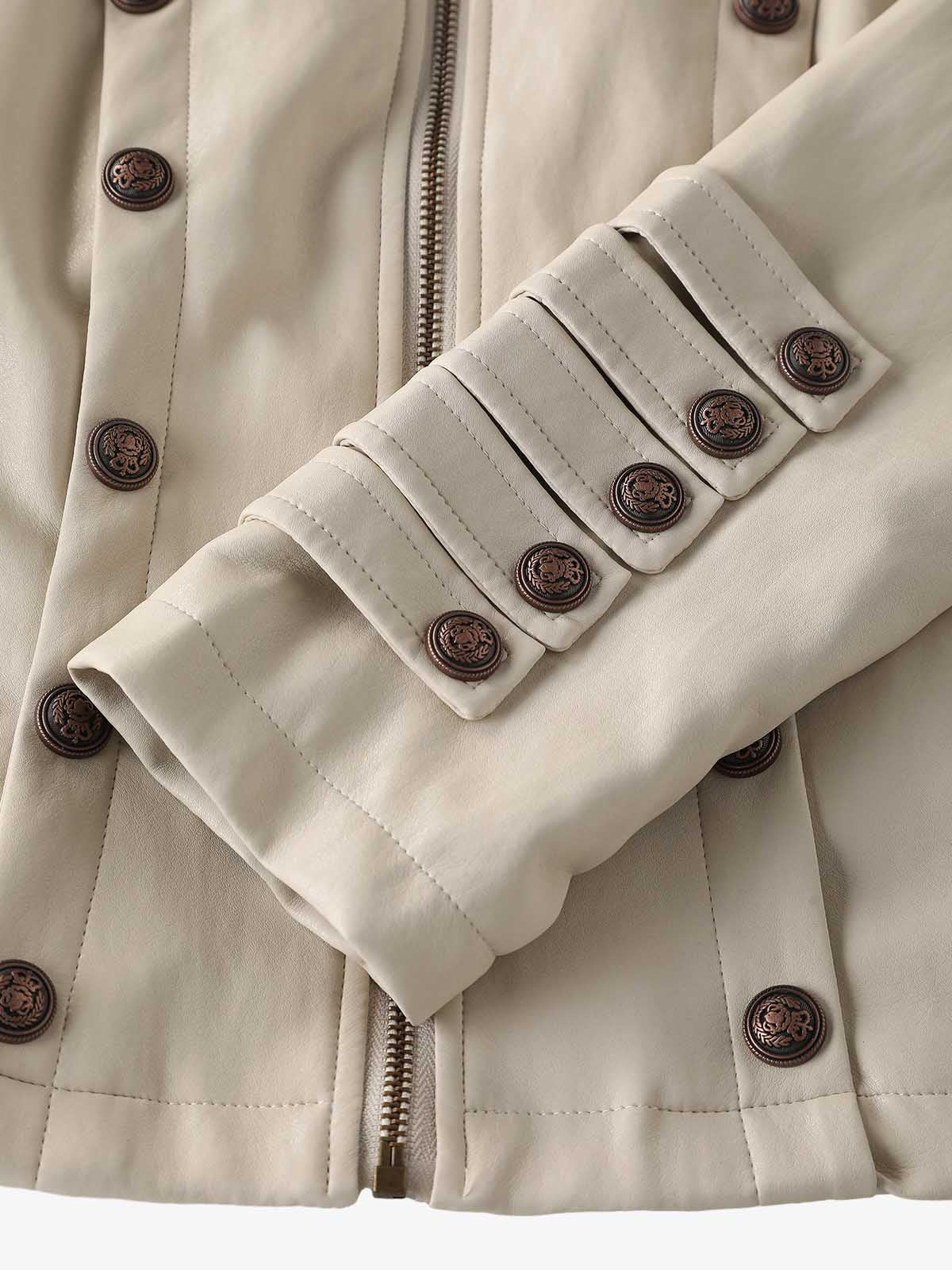 Napoleon Faux Leather Jacket