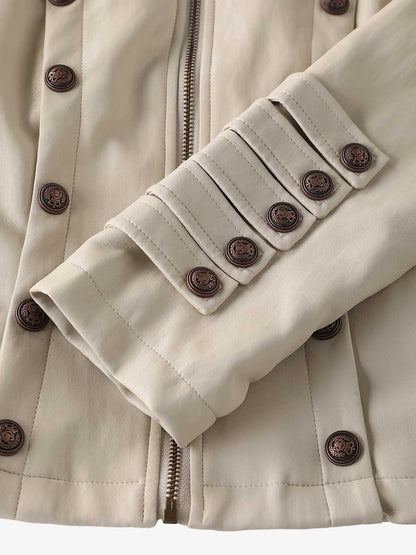 Napoleon Faux Leather Jacket