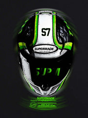 Motorcycle Helmet Graphic T-Shirt 